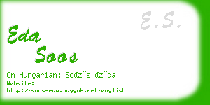 eda soos business card